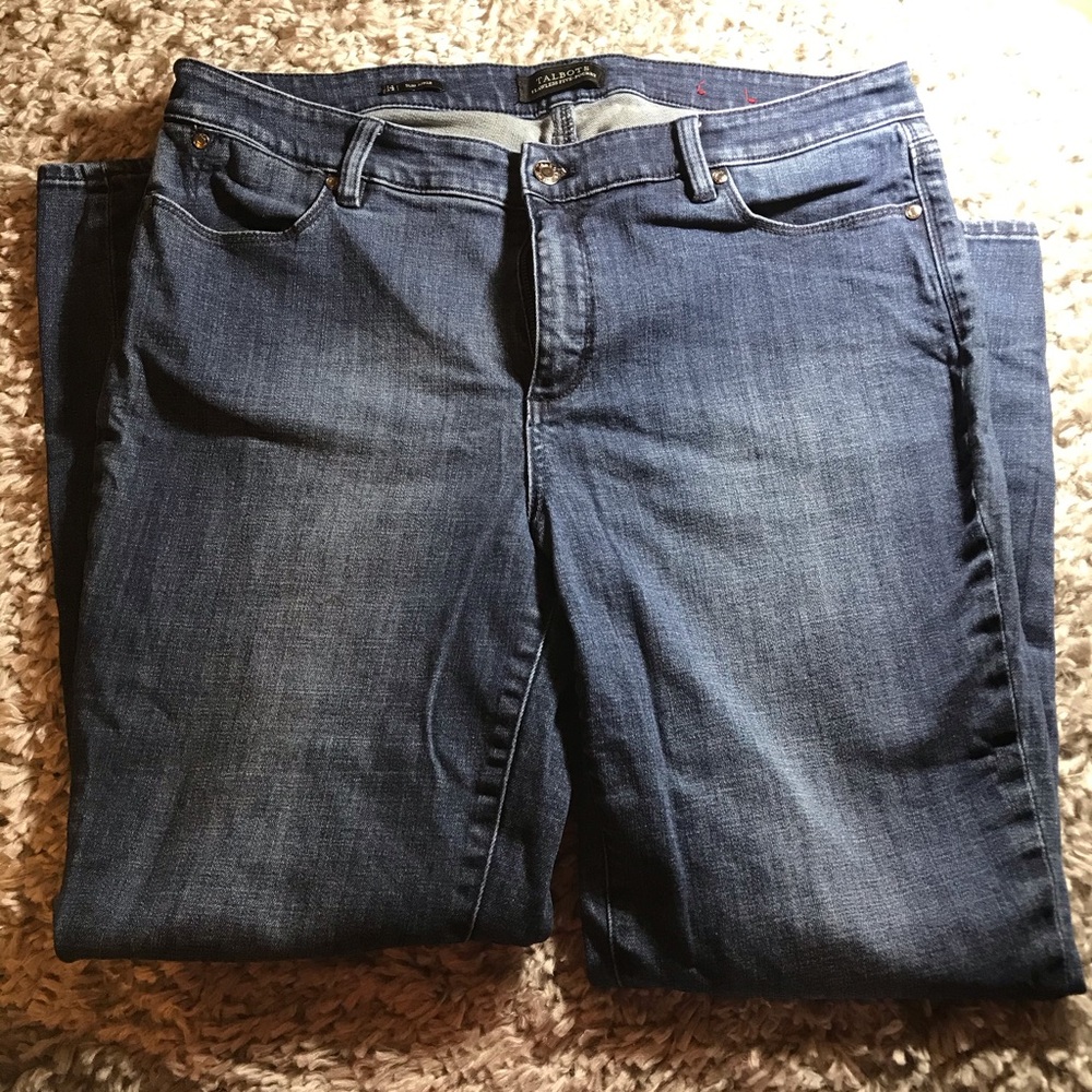 Talbots slim ankle size 14